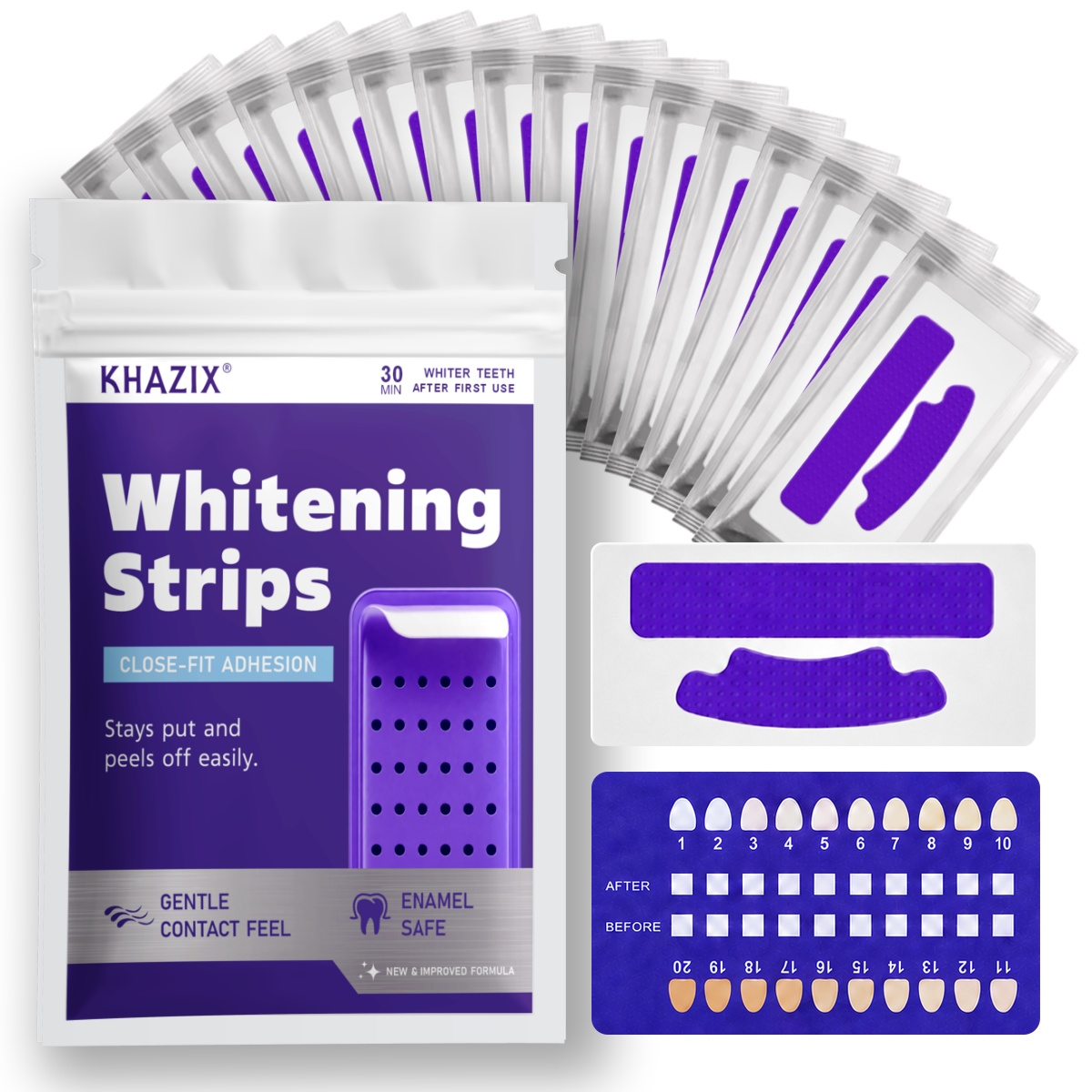 Teeth Whitening Strips Crest - 7 шт. полосок для отбеливания зубов