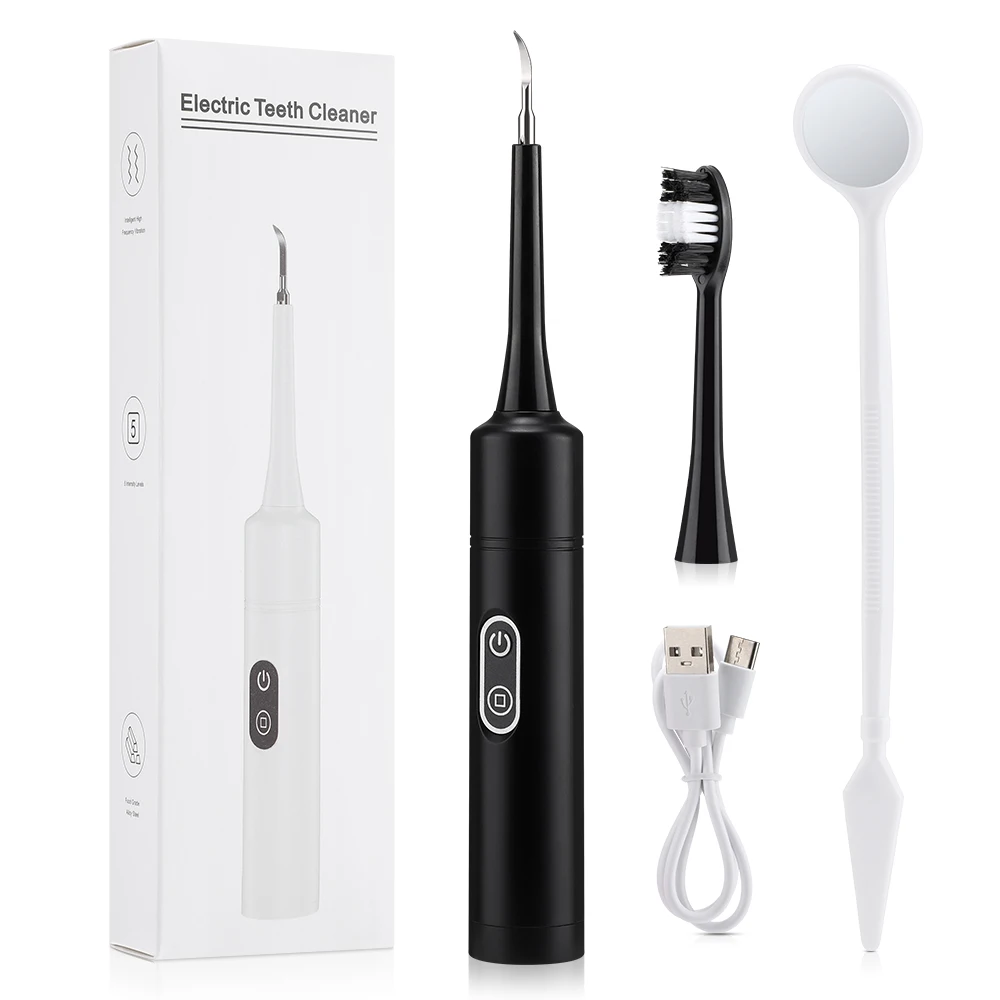 Teeth Whitening Toothbrush - Электрический звуковой вибрационный скалер для удаления