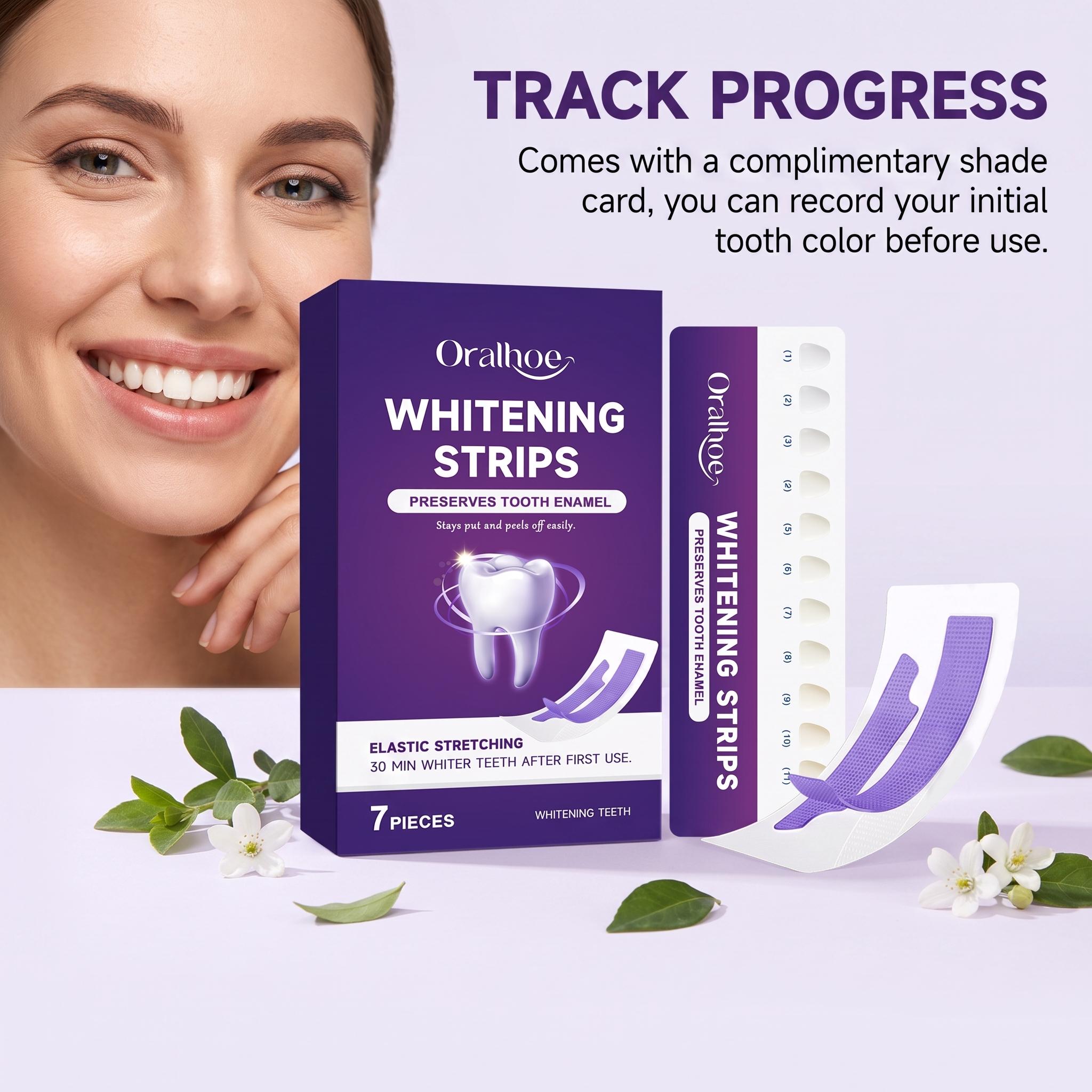Фиолетовые полоски для отбелив – обзор и цена Teeth Whitening Strips Crest