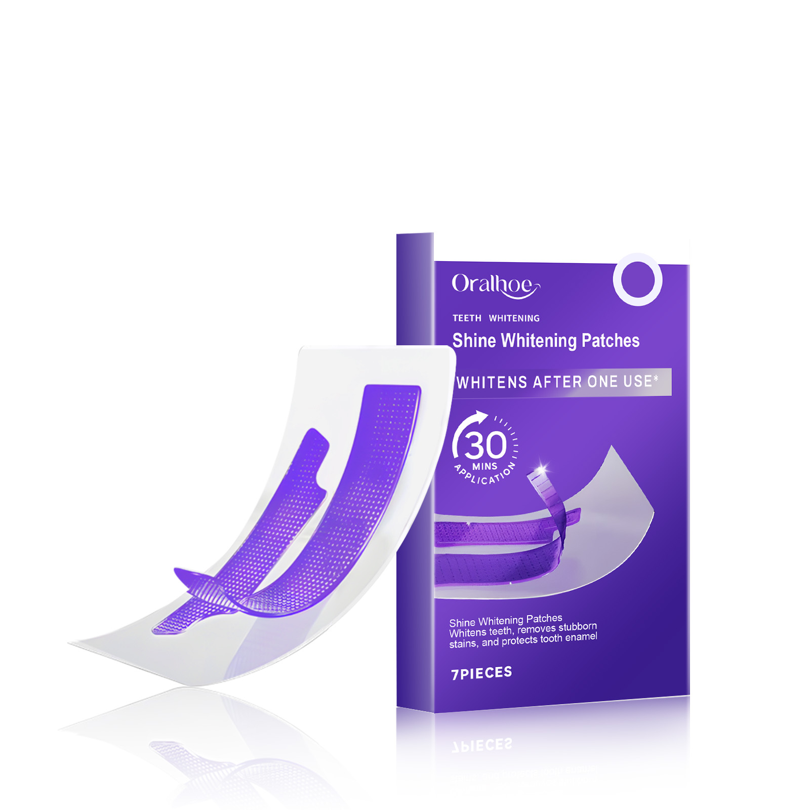 Фиолетовые полоски для отбелив – обзор и цена Teeth Whitening Strips Crest
