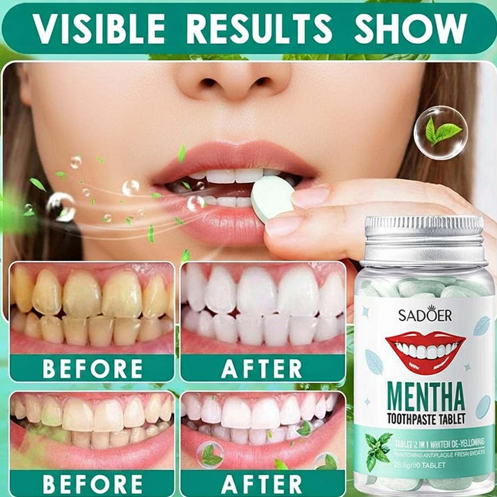 30 шт. твердых таблеток зубной – обзор и цена Whitening Mouthwash
