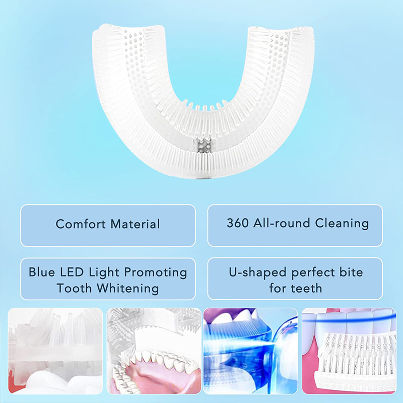 U-образная перезаряжаемая ламп – обзор и цена Teeth Whitening Light Kit