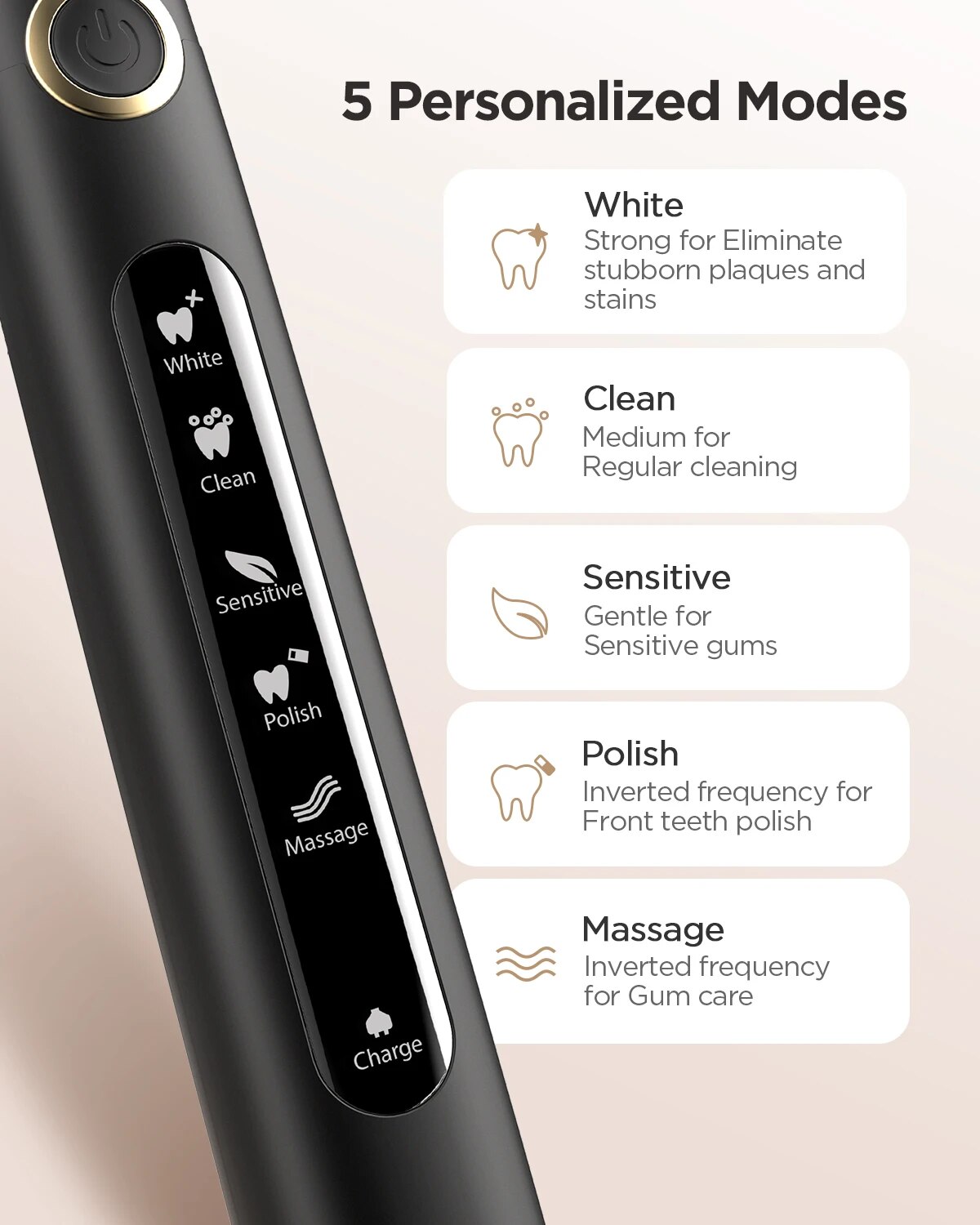 Fairywill электрическая звуков – обзор и цена Teeth Whitening Toothbrush