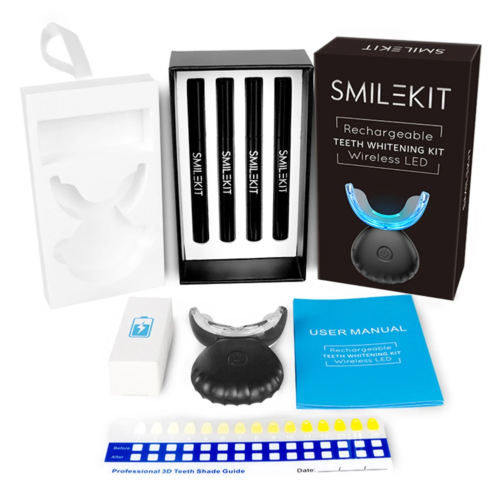 Набор для отбеливания зубов, м – обзор и цена Teeth Whitening Light Kit
