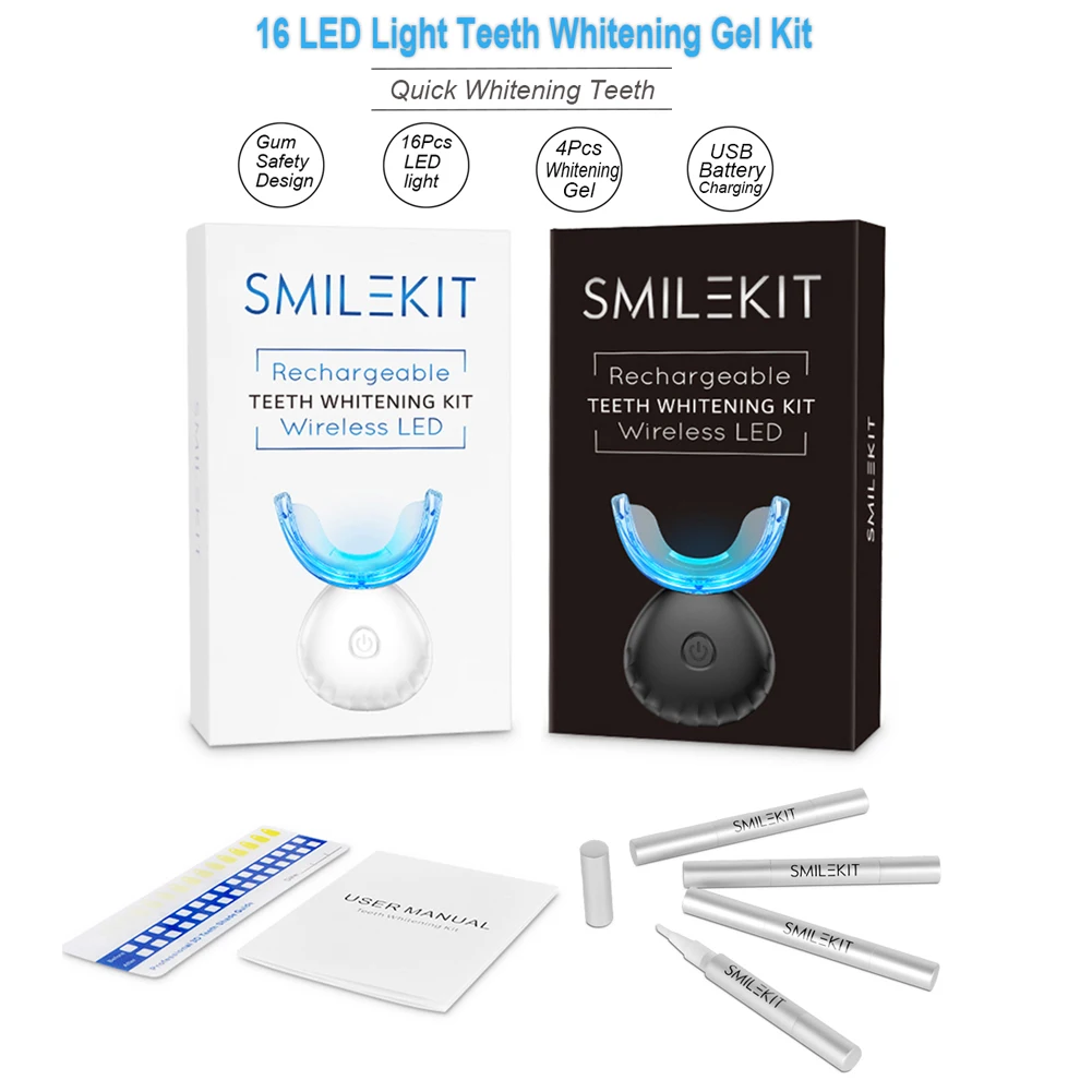 Набор для отбеливания зубов, м – обзор и цена Teeth Whitening Light Kit