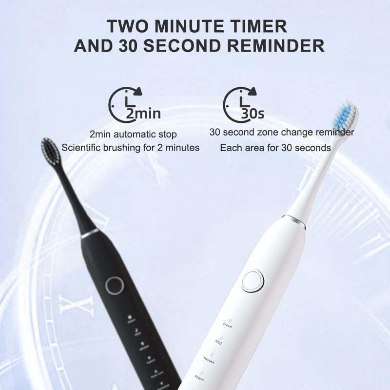 6-режимная электрическая звуко – обзор и цена Teeth Whitening Toothbrush