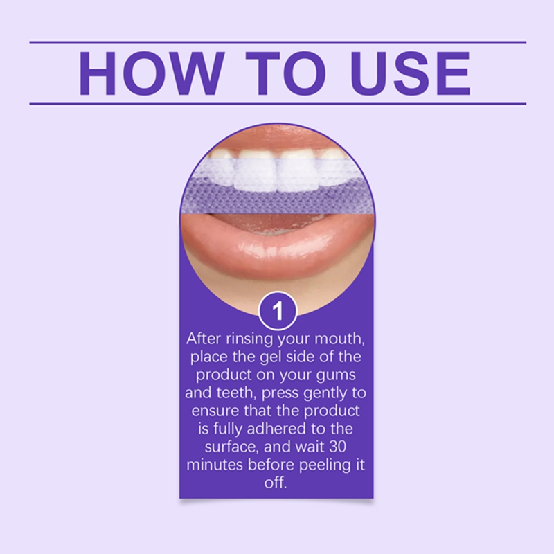 Фиолетовые полоски для отбелив – обзор и цена Teeth Whitening Strips Crest