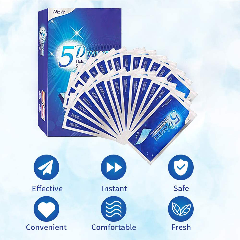 5D-полоски для отбеливания зуб – обзор и цена Teeth Whitening Strips Crest