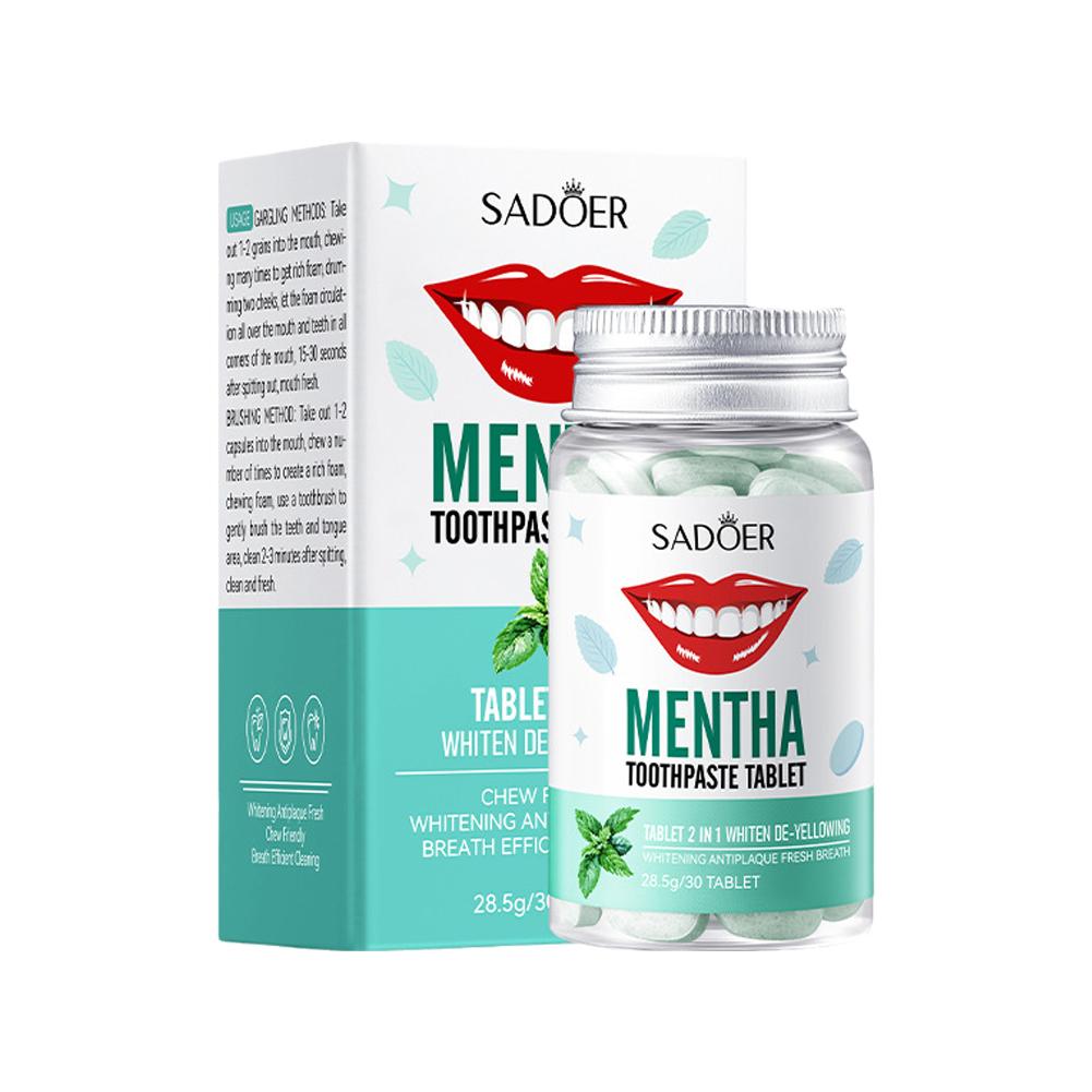 Мятная твердая зубная паста Та – обзор и цена Whitening Mouthwash